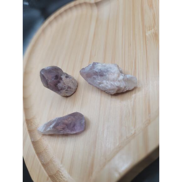 3 Super Seven Amethyst Scepter Crystal Specimens, 27G - Picture 3 of 4